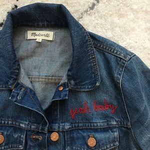 Madewell x Ft Lonesome custom denim jacket